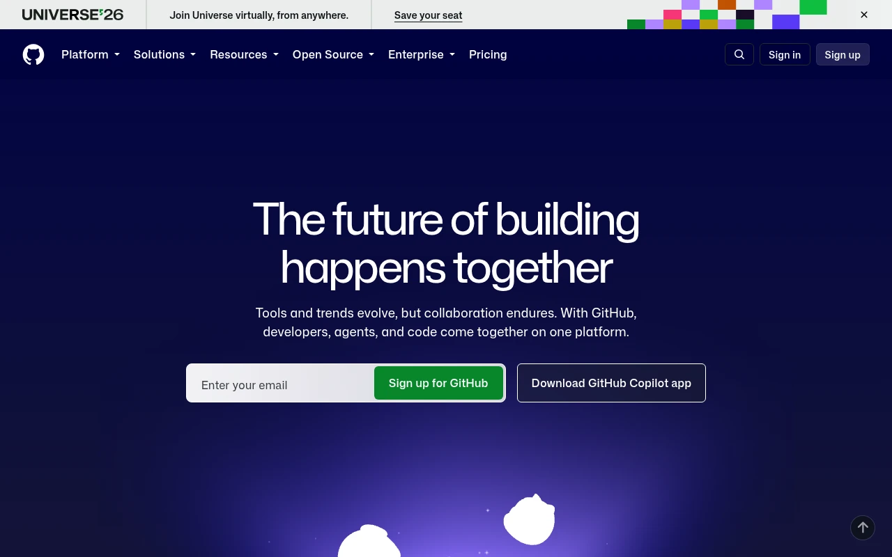 Screenshot captured from github.com