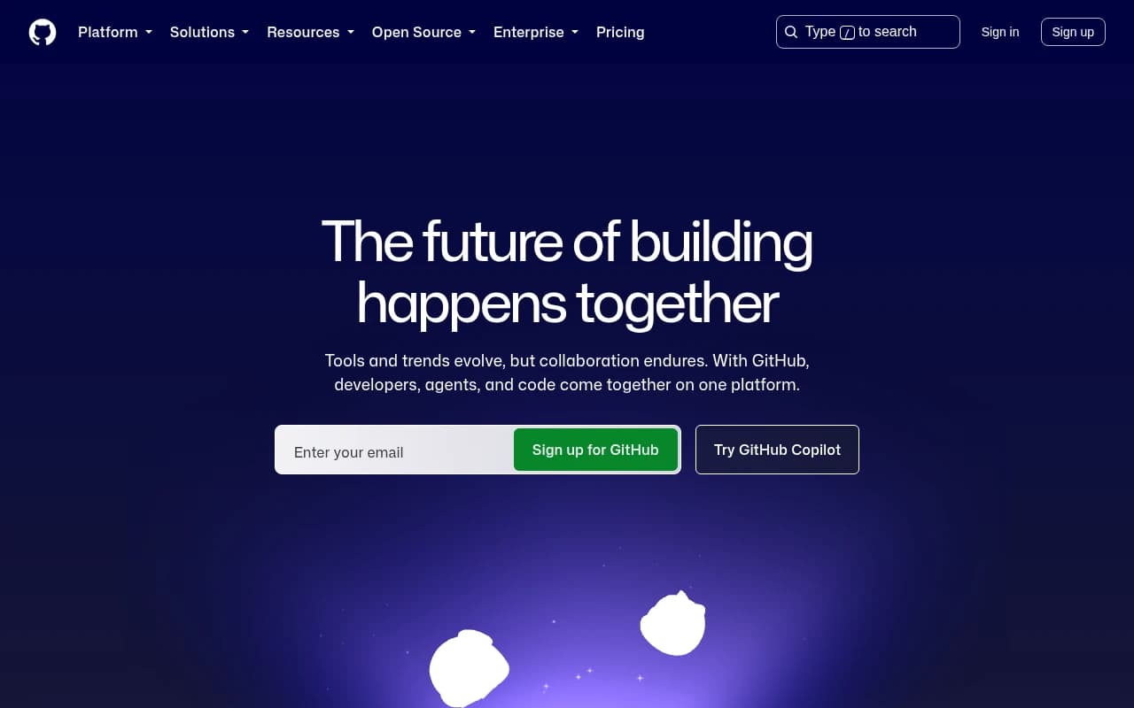 Screenshot captured from github.com
