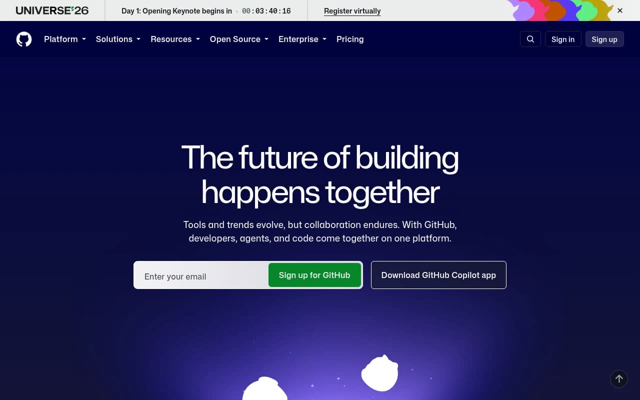 Screenshot captured from github.com