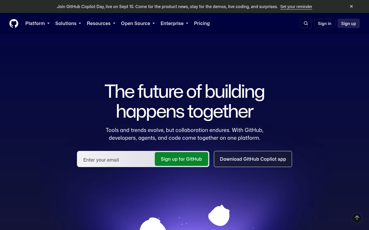 Screenshot captured from github.com