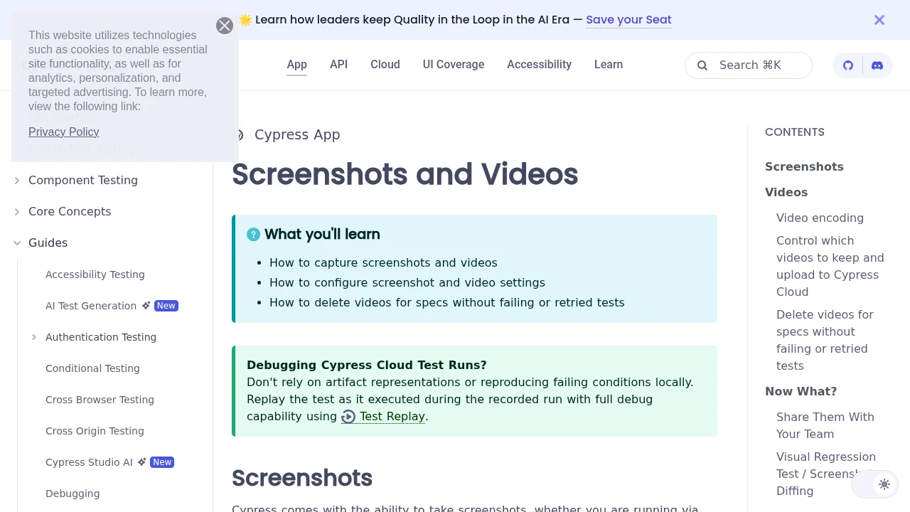 How to Take Screenshots in Cypress (and When to Reach for an API)